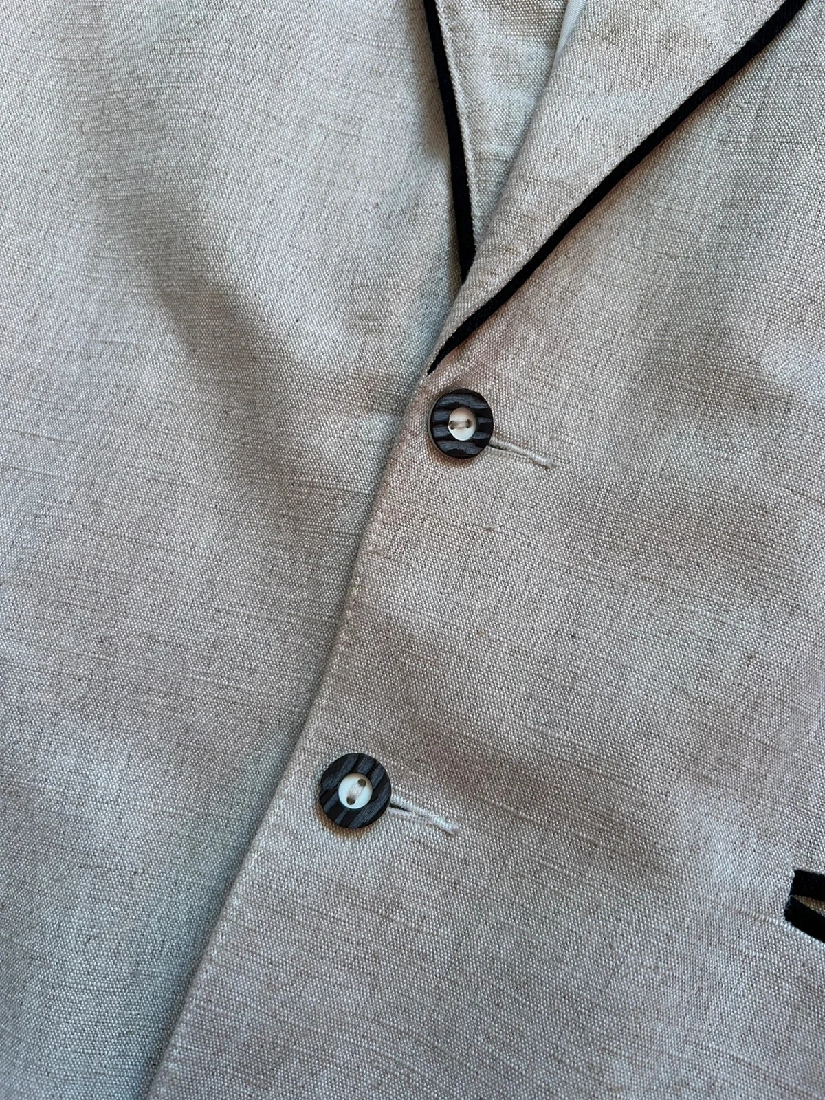 🌲🦌Blazer de linho austríaco Champêtre Cottagecore Oktoberfest Austrian Trachten jacket T.52🦌🌲 – photo 13